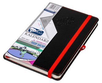 Kalendarz 2025/2027 A5 18M + notes Hip Hop czarny