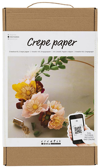 Zestaw z krepiną do stworzenia wieńca, Creative