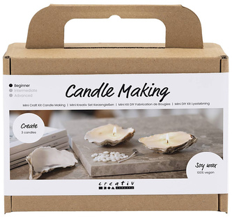 Zestaw DIY - Świece w muszlach, Creative