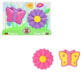 Zestaw gumek kwiatek i motylek, Trendhaus