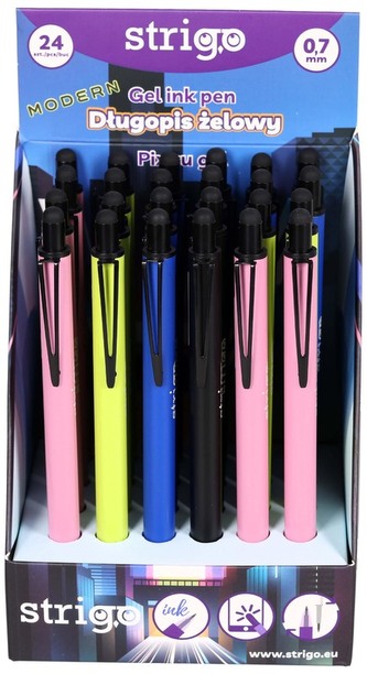 Długopis żelowy Modern, Strigo