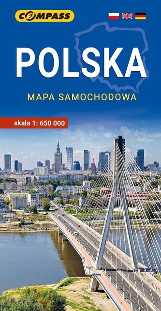 Mapa - Polska mapa samochodowa 1:650 000