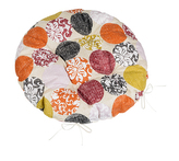 Sedák BERTA kulatý prošívaný - Hnědá,Vínová,Oranžová - průměr 40 cm