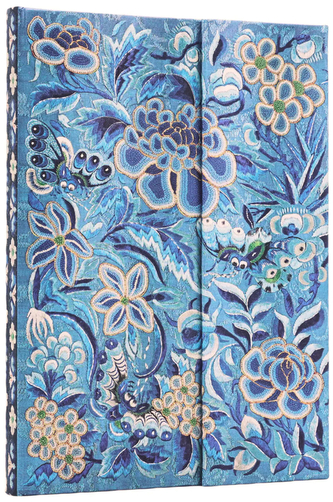 Notes Celebrate Hanfu Blue Willow Midi gładki, Paperblanks