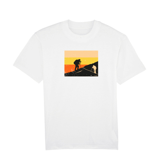 Tričko Na túře bílé Bílé L