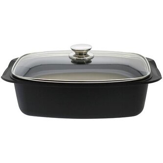 Quatrorondo Pekáč se skleněnou poklicí 40x22 cm ELO BASIC 90932 Quatrorondo Pekáč se skleněnou poklicí 40x22 cm ELO BASIC 90932