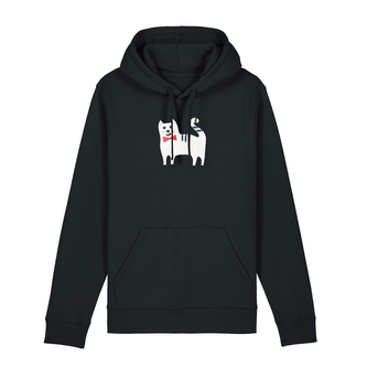 Mikina Pískacia Bíla Kočka Černé XL