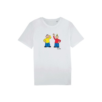Dětské tričko Pat a Mat bílé Bílé L