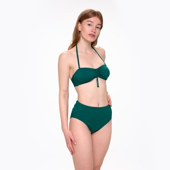Plavky Fusakle bandeau zelené vrchní díl Zelené XL
