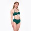 Plavky Fusakle bandeau zelené vrchní díl Zelené XL