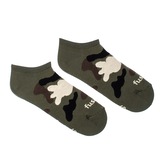 Kotníkové ponožky Maskáč Zelené M (39-42)
