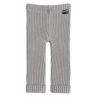Dětské pletené legíny Fusakle MERINO šedé Šedé 98/104