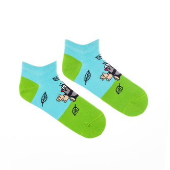 Kotníkové ponožky Krtek na louce Zelené S (35-38)