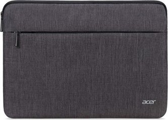Acer protective sleeve dual tone dark gray with front pocket for 14"