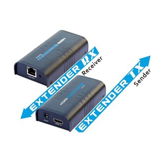 XtendLan HDMI přenos po LAN, vysílač a přijímač, UDP/Multicast, 100Mbps@1080p