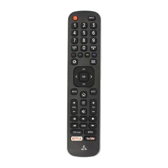 SBOX dálkový ovladač pro Hisense TV, černá (RC-01405)