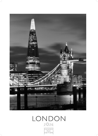London schwarz-weiss 2026 L 59x42cm