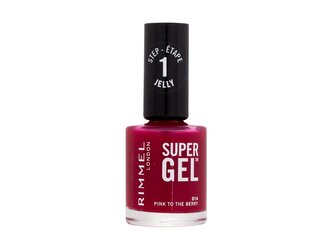 Rimmel London Super Gel Lak na nehty STEP1 12 ml 014 Pink To The Berry pro ženy