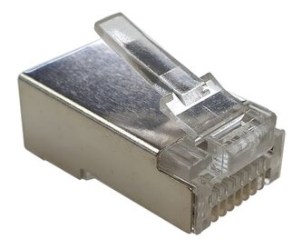 XtendLan Konektor RJ45 CAT7 STP, EZ type, drát 50u, balení 100ks