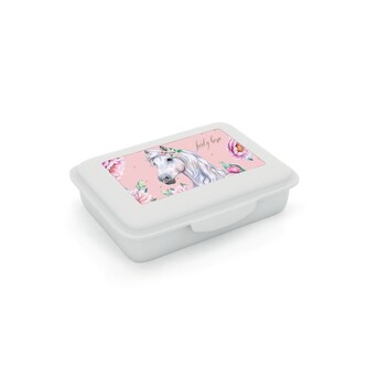 Oxybag Box na svačinu s přihrádkou - kůň romantic