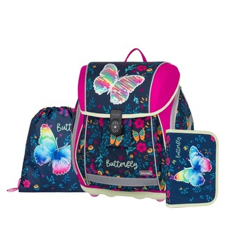 Oxybag Školní set 3 ks PREMIUM LIGHT - Motýl 2