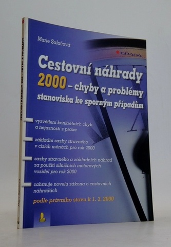 Cestovní náhrady 2000 - chyby a problémy stanoviska ke sporným p