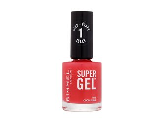 Rimmel London Super Gel Lak na nehty STEP1 12 ml 010 Coco Suga pro ženy