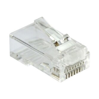XtendLan Konektor RJ45 CAT6 UTP, EZ type, drát, balení 100ks