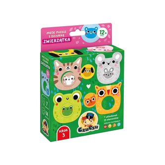 CzuCzu.Moje puzzle z dziurką. Zwierzątka CzuCzu.Moje puzzle z dziurką. Zwierzątka
