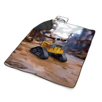 Plážová deka Wall-E robot Město: 200x140 cm