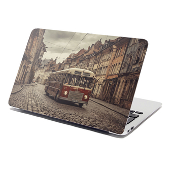 Samolepka na notebook Historický autobus: 29x20 cm