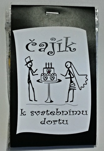 Čajíček - k svatebnímu dortu