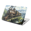 Samolepka na notebook Parní lokomotiva na viaduktu: 38x26 cm