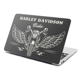 Samolepka na notebook Harley-Davidson S křídly: 29x20 cm