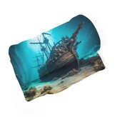 Deka Vrak dřevěné lodi na dně moře: 190x140 cm