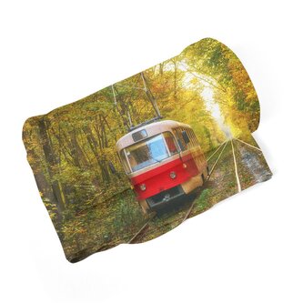 Deka Červená tramvaj v lese: 190x140 cm