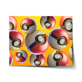 Plakát Pokemon ball Pattern: 120x80 cm