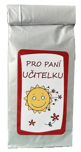 Čaj - pro paní učitelku – rozkvetlá zahrada
