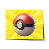 Plakát Pokemon ball Exploze: 120x80 cm