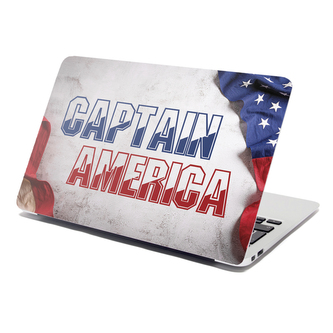 Samolepka na notebook Kapitán Amerika Vlajka: 29x20 cm