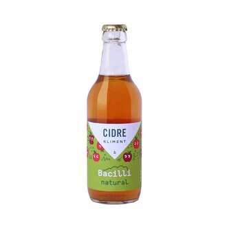 Cidre Natural 3 % vol. 330 ml BIO   BACILLI