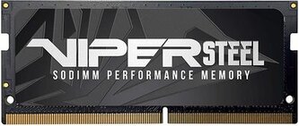 Patriot Viper Steel 8GB DDR4 2400MHz SO-DIMM CL15 1,2V Patriot Viper Steel 8GB DDR4 2400MHz SO-DIMM CL15 1,2V