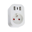 Immax NEO Smart vnitřní zásuvka s kolíkem, typ E, 2xUSB, 1xUSB C , Zigbee