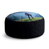 Taburet Circle FORTNITE Horská krajina: 38x48 cm