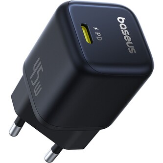 Baseus PicoGo GaN rychlonabíječka 45W USB-C PD černá