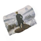 Deka Poutník nad mořem mlhy - Caspar David Friedrich: 190x140 cm