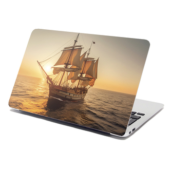 Samolepka na notebook Plachetnice na klidném moři: 29x20 cm