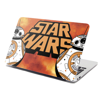 Samolepka na notebook Star Wars Ohnivé pozadí: 38x26 cm