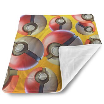 Deka pro miminko Pokemon ball Pattern: 90x120 cm