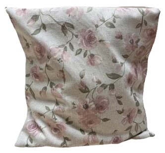 Špaldový polštářek RŮŽE – 30x30 mateřídouška a šalvěj